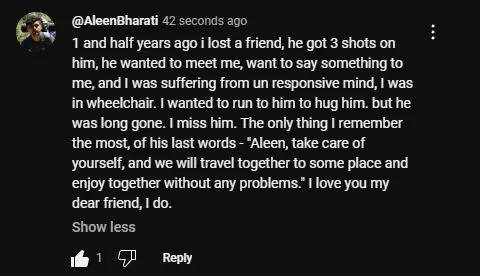 Tweet, aleen bharati, Screenshot